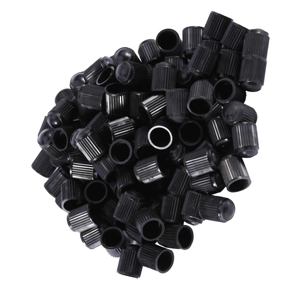 100PCS Black Plastic Auto Car Bike Motorcycle Truck Wheel
