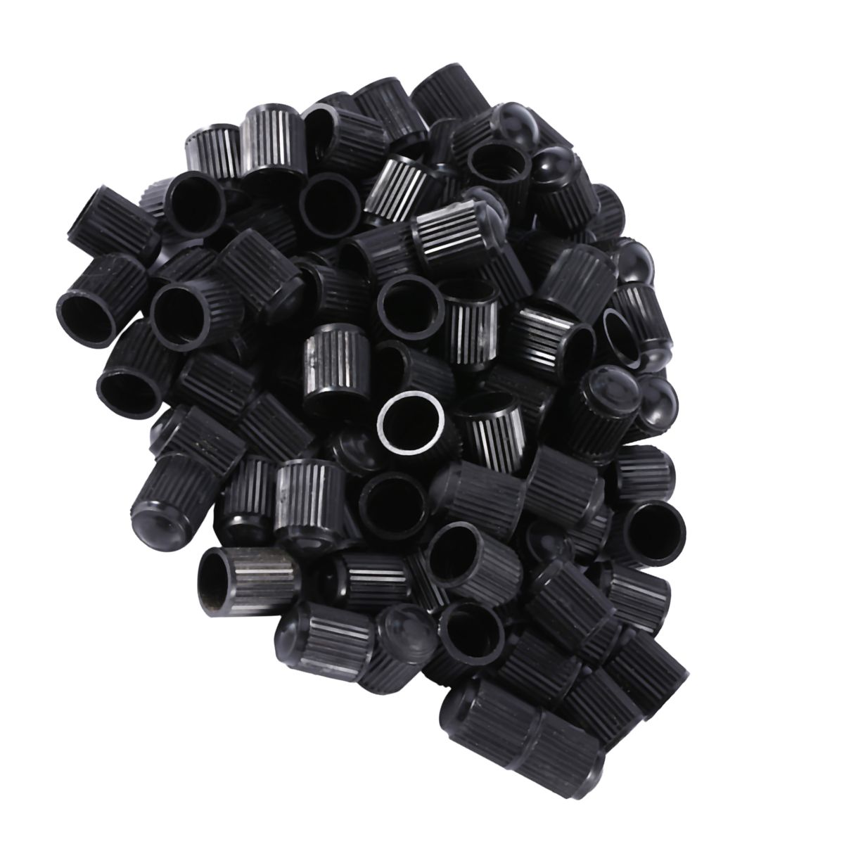 100PCS Black Plastic Auto Car Bike Motorcycle Truck Wheel
