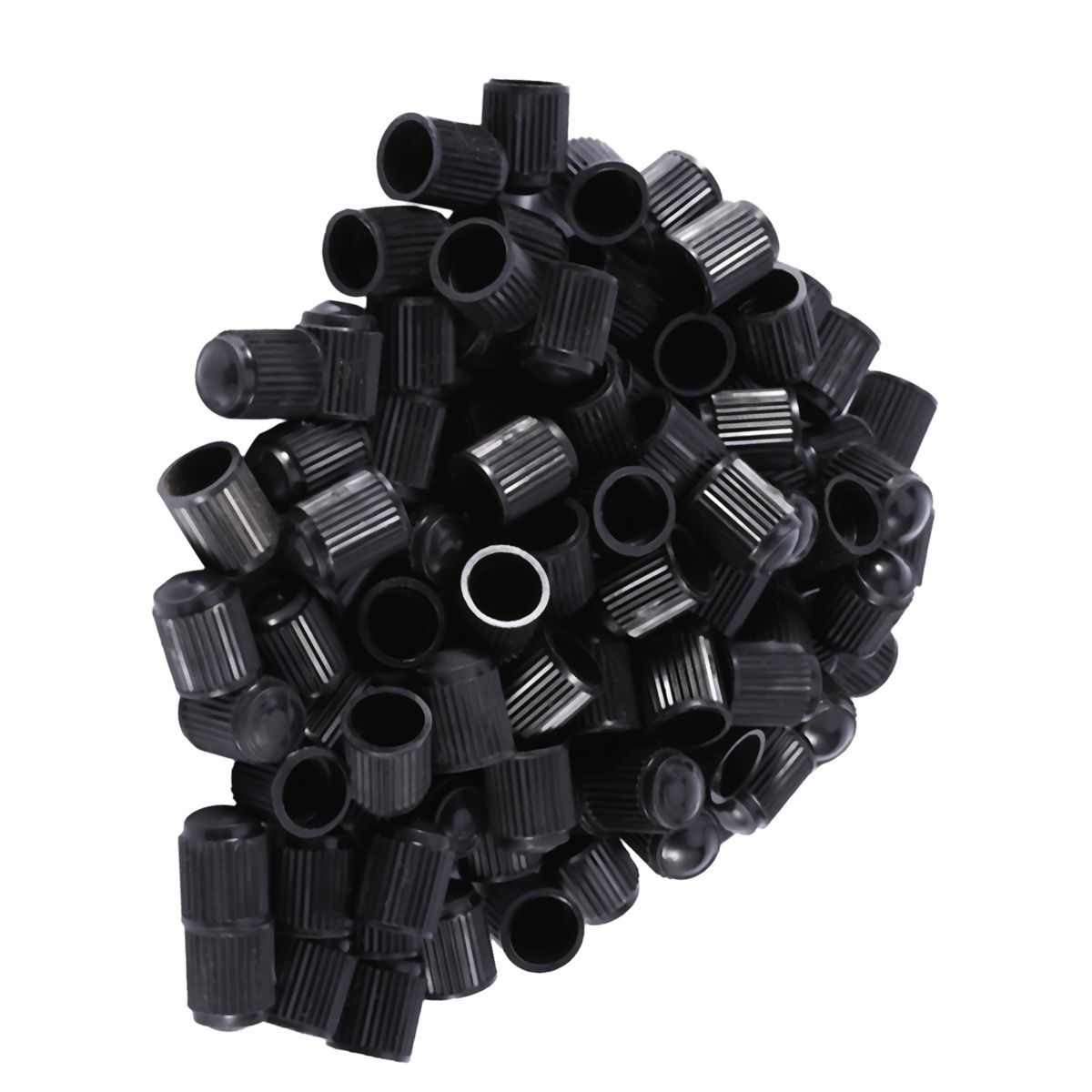 100PCS Black Plastic Auto Car Bike Motorcycle Truck Wheel