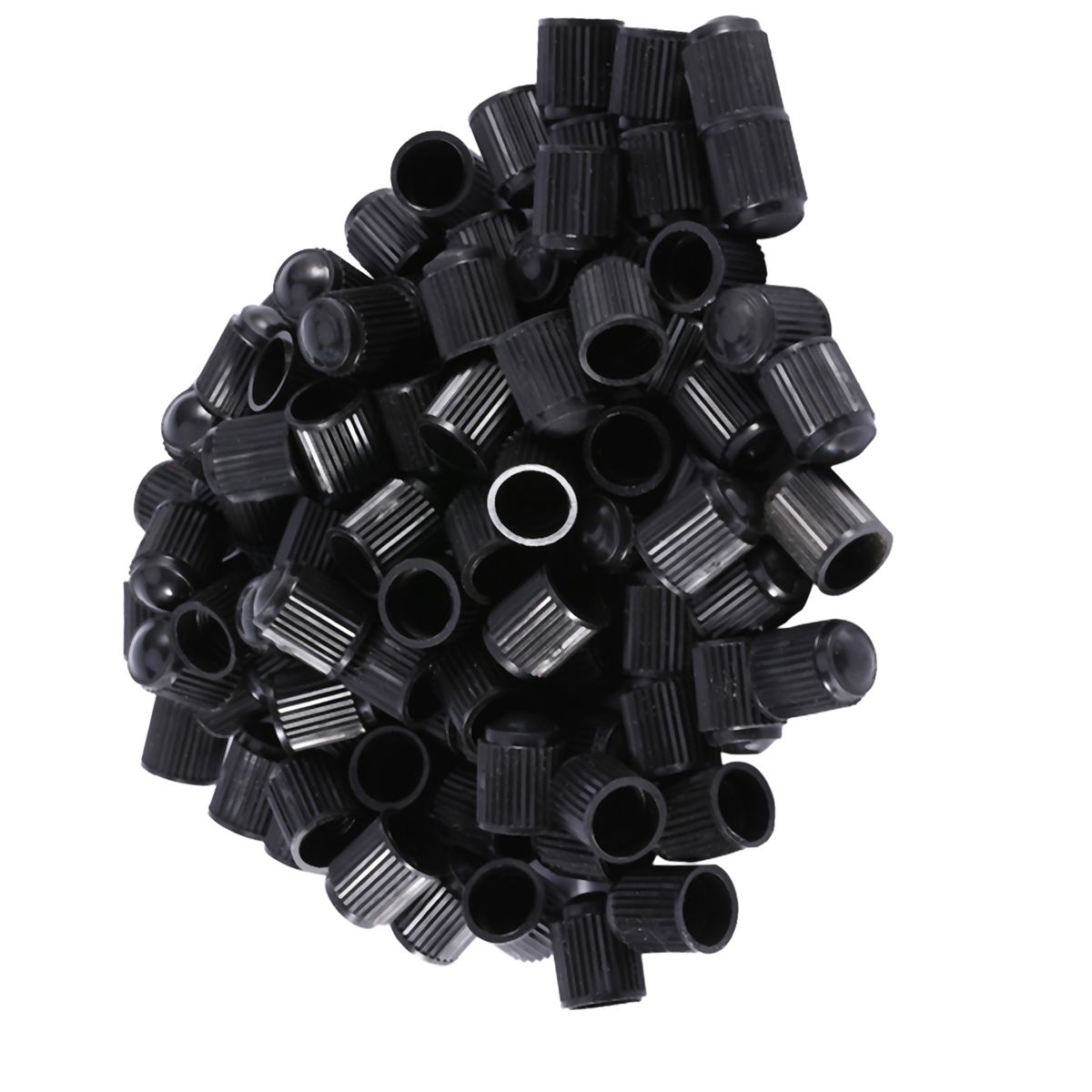 100PCS Black Plastic Auto Car Bike Motorcycle Truck Wheel