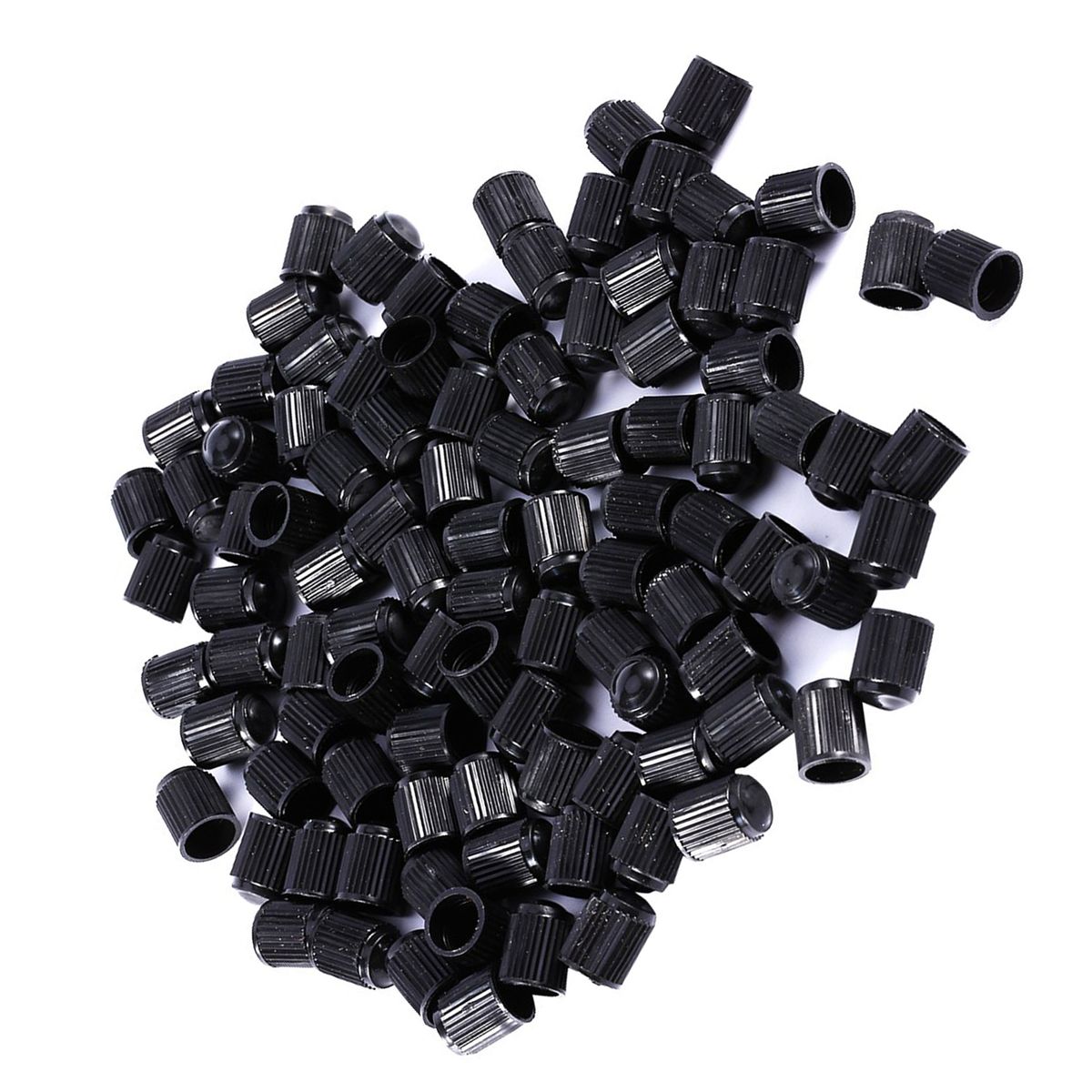 100PCS Black Plastic Auto Car Bike Motorcycle Truck Wheel