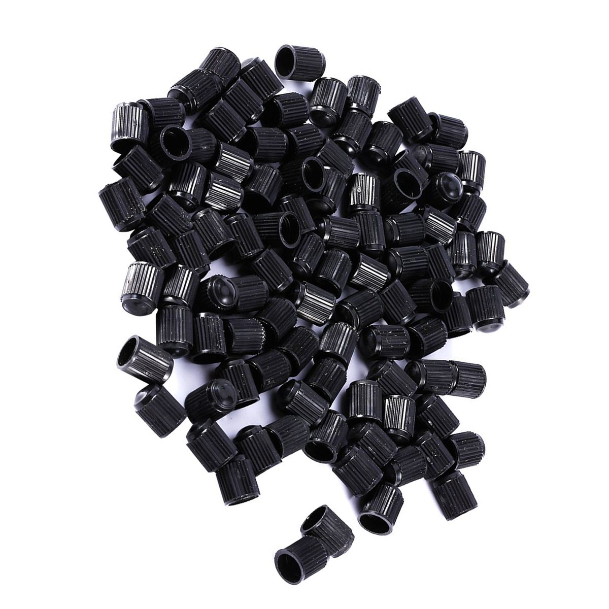 100PCS Black Plastic Auto Car Bike Motorcycle Truck Wheel
