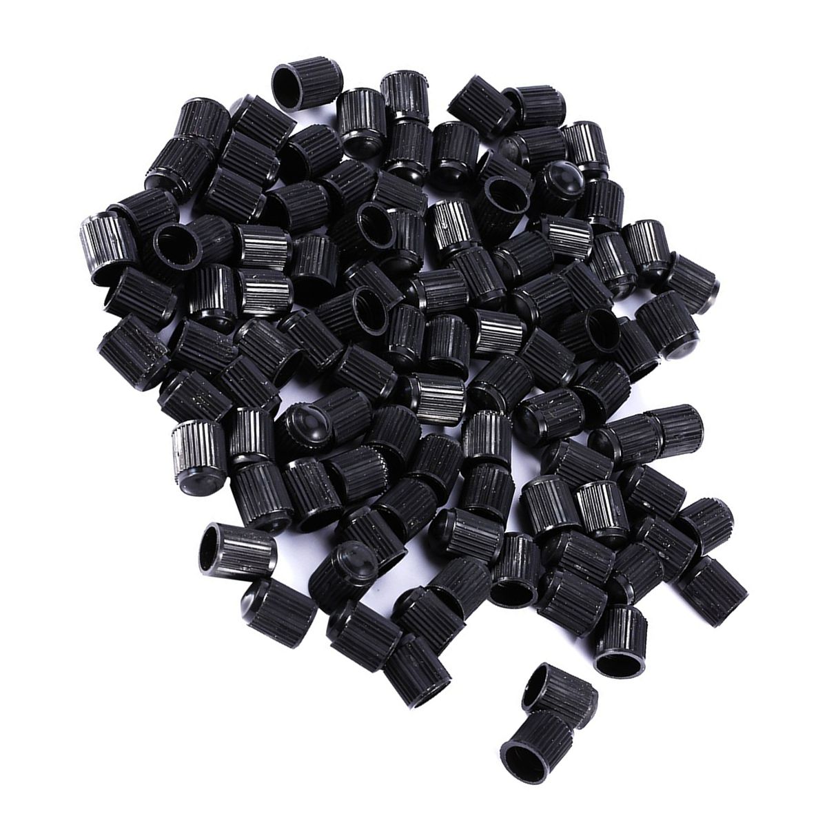 100PCS Black Plastic Auto Car Bike Motorcycle Truck Wheel