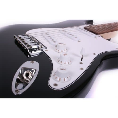Electric Lead Guitar With Accessories - Black