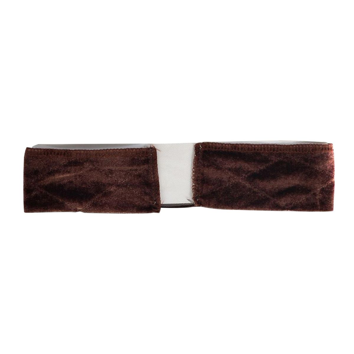 Breathable Wig Headband Velvet Hair Wig Strap Adjustable for Secure Coffee