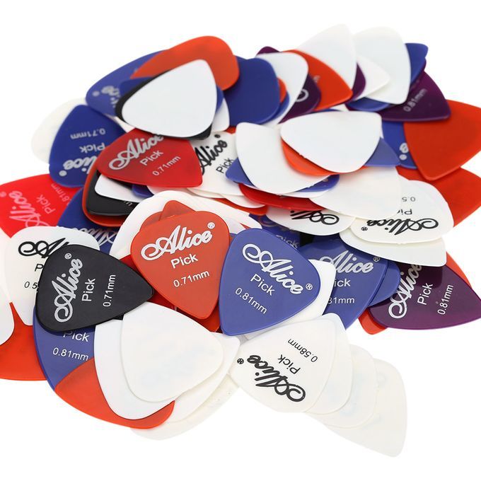 Alice 100pcs 0.58mm/0.71mm/0.81mm Guitar Picks
