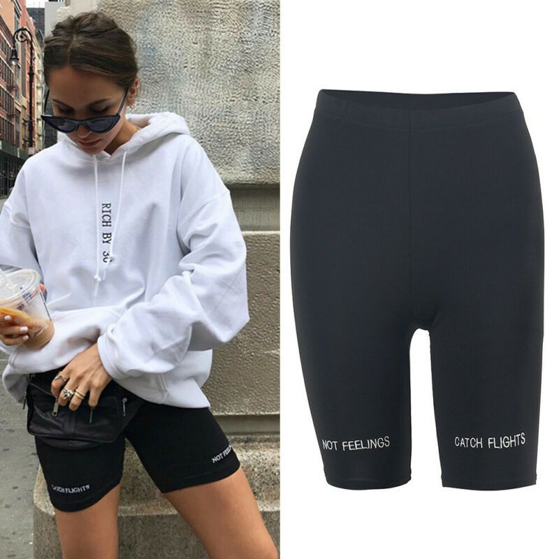 Women Cycle Shorts Dance Gym Biker Hot Leggings Classic S