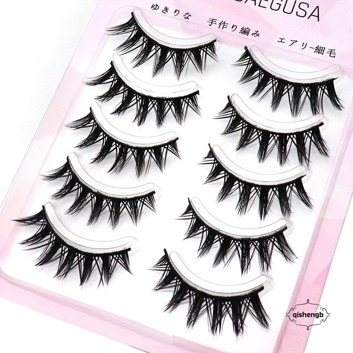 Lengthened Eye Faux Lashes Hand-made Lash Extension Supplies