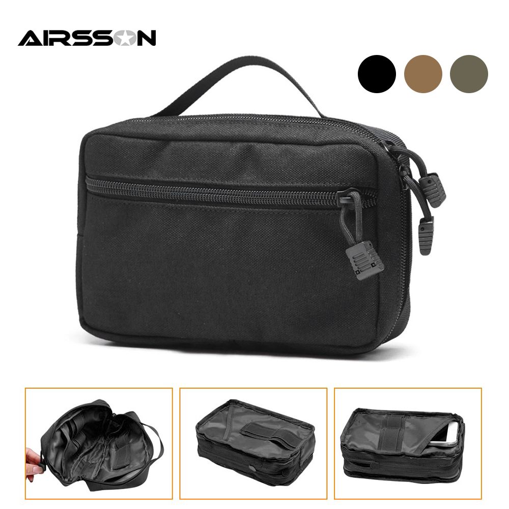 Aid Kits Pouch Wallet Phone Holder Case For Hunting Camping Tan