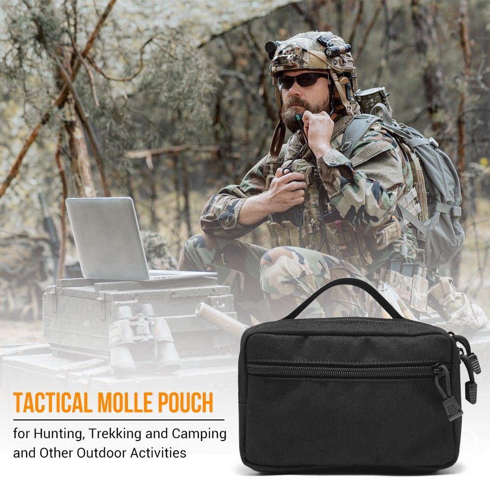 Aid Kits Pouch Wallet Phone Holder Case For Hunting Camping Tan