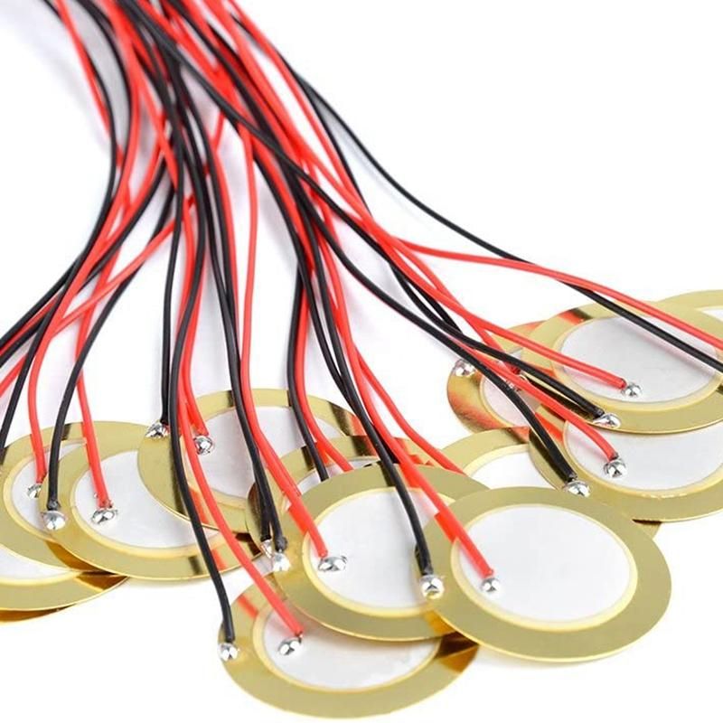 15Pcs 27mm Piezo Discs with Leads Mic Drum Trigger for Guita