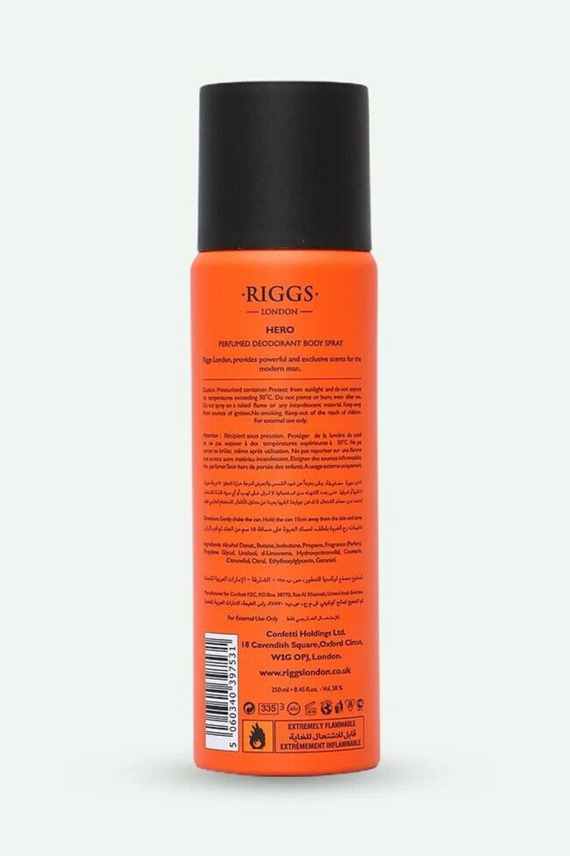 Body Spray 250ml Hero