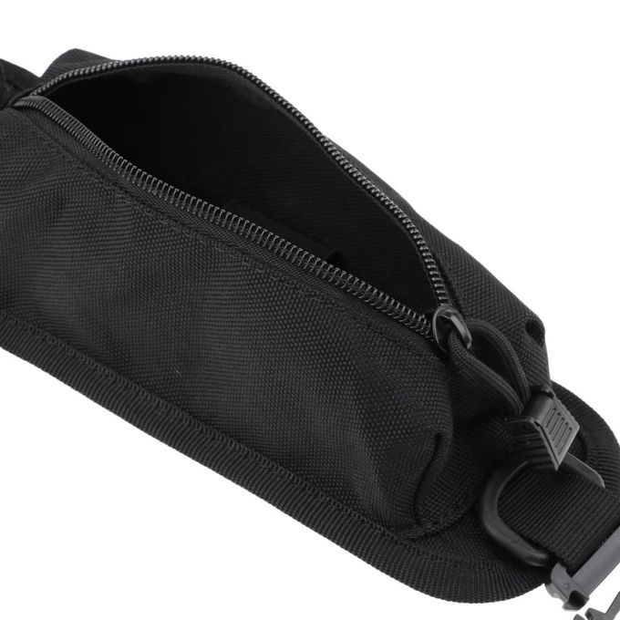 2 Pockets Molle Compact Pouch Shoulder Strap Utility Bag Keys Black