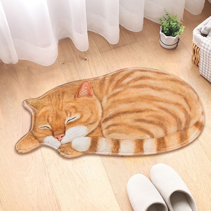 44*82cm 3d Cat Shape Floor Mat Entrance Door Mats