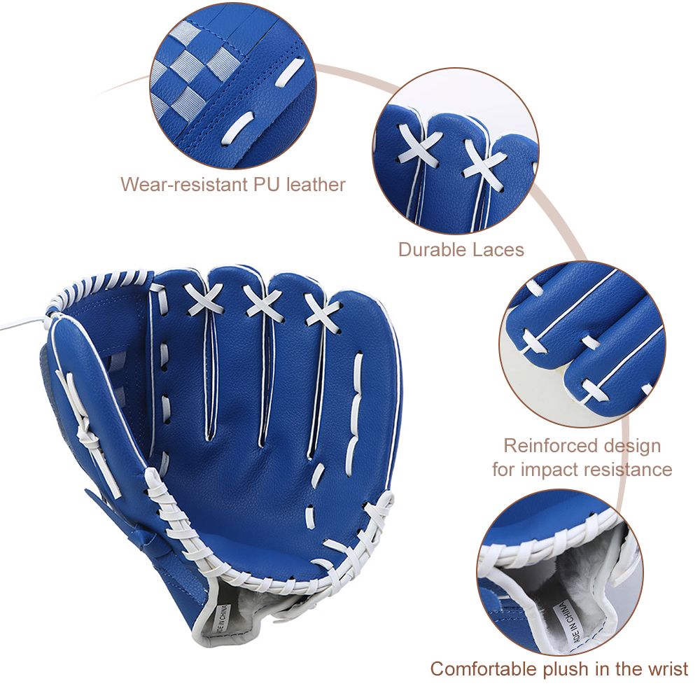 10.5/11.5/12.5 Inch Outdoor Sport Baseball Glove For Kids