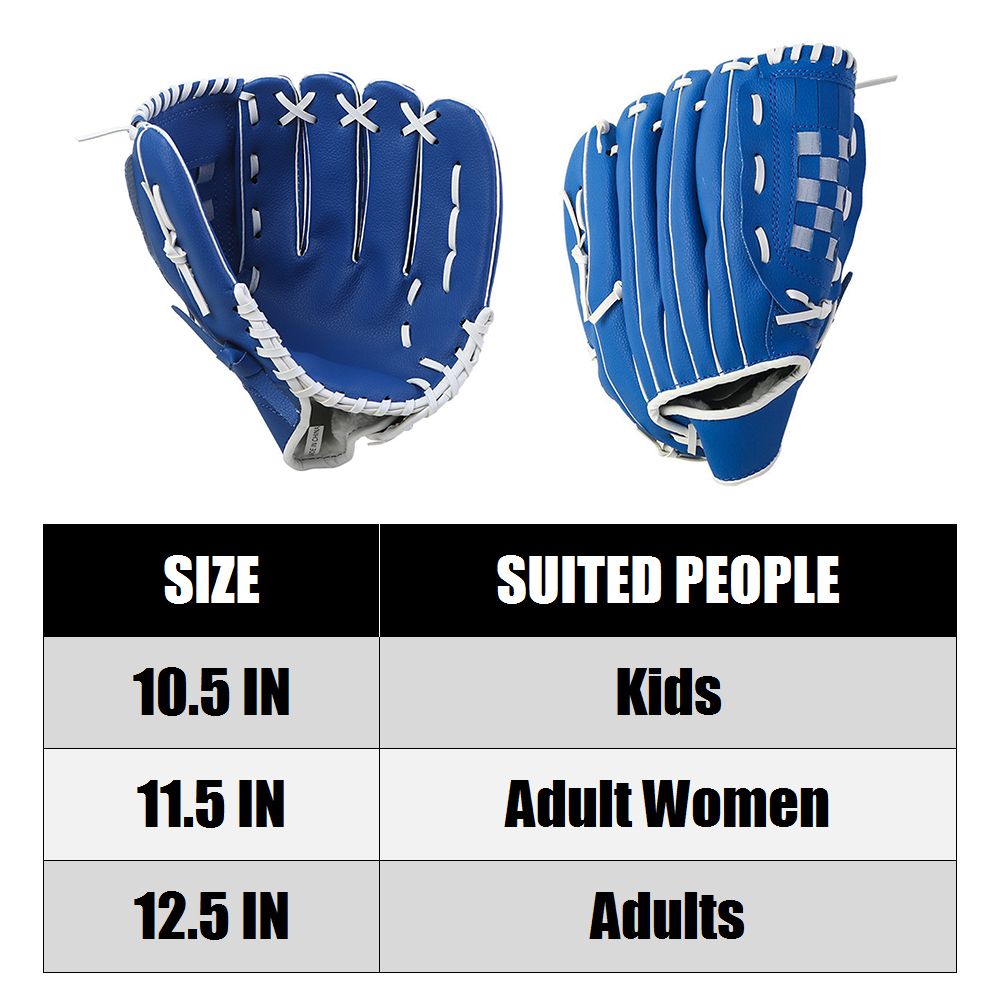 10.5/11.5/12.5 Inch Outdoor Sport Baseball Glove For Kids