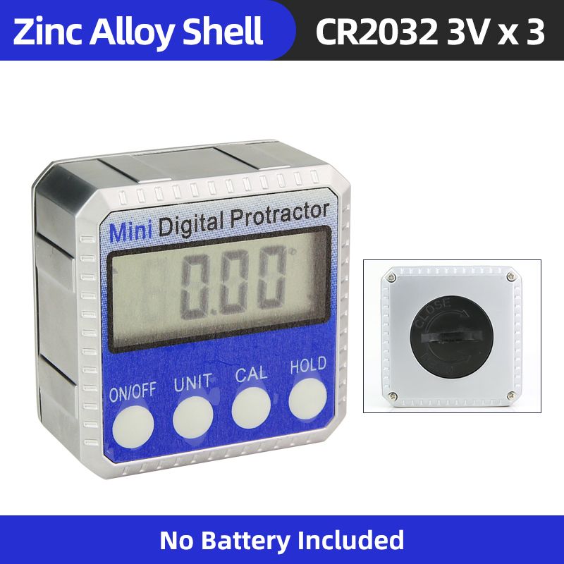 Digital Inclinometer 360 Degree Mini Electronic Goniometer