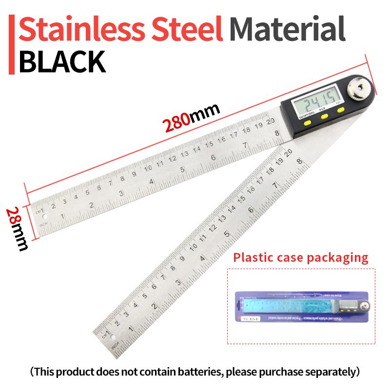 Digital Protractor Digital Angle Ruler Metric Goniometer