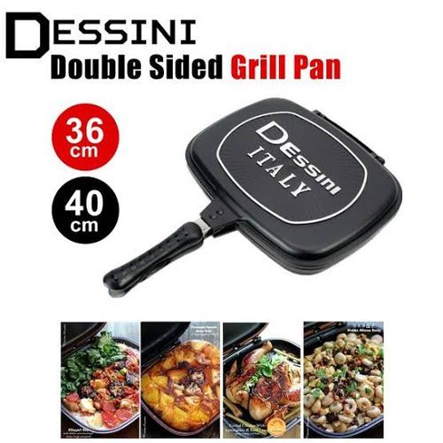 Super Quality Non-Stick Coating Double Side Grill Pan