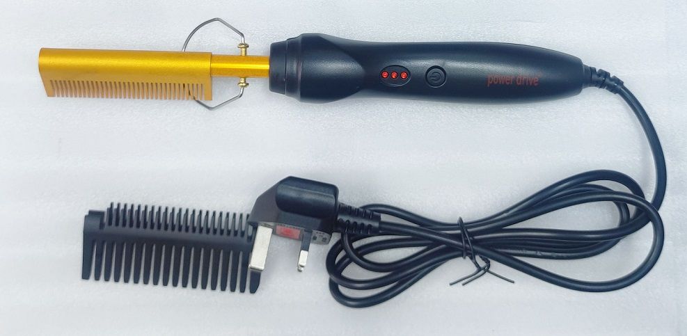 Power Drive Hot Comb Professional Hair Straightener