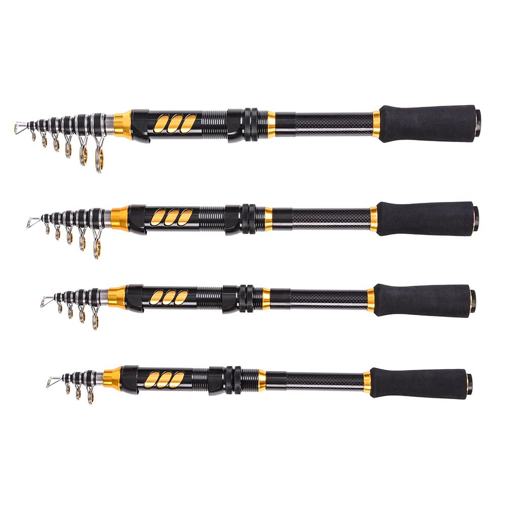 Telescopic Fishing Rod And Reel Combo Full Kit Spinning