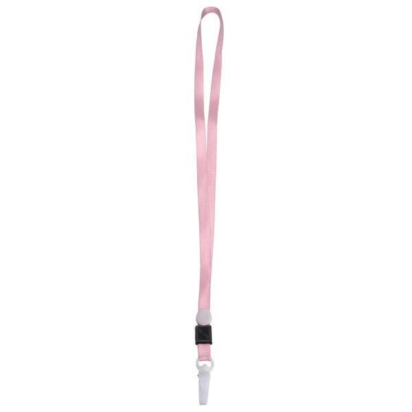 20 Pcs Neck Strap Lanyard For Identity ID Card Name Badge Keys Holder Pink