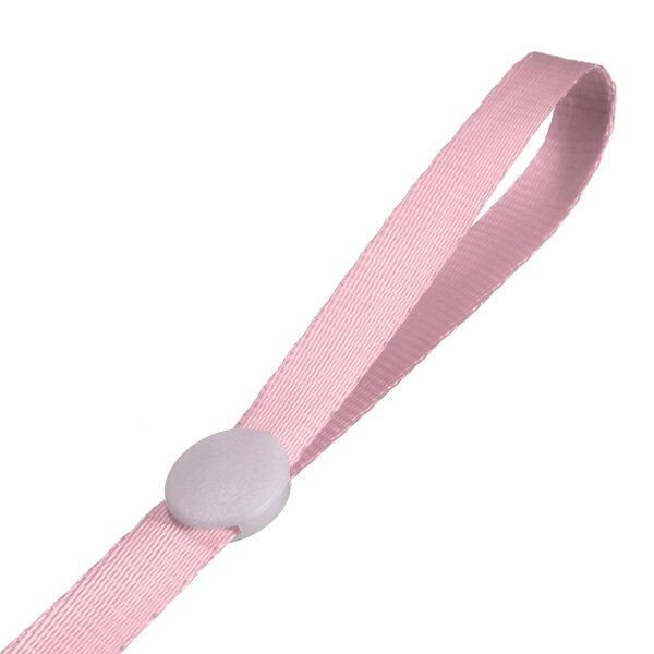 20 Pcs Neck Strap Lanyard For Identity ID Card Name Badge Keys Holder Pink