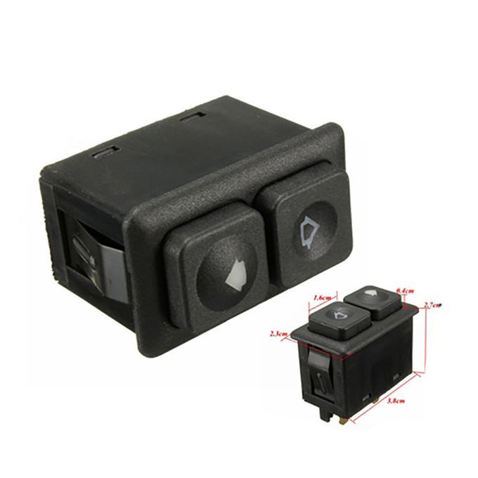 5 Pin Electric Power Window Control Switch For BMW E23-Black