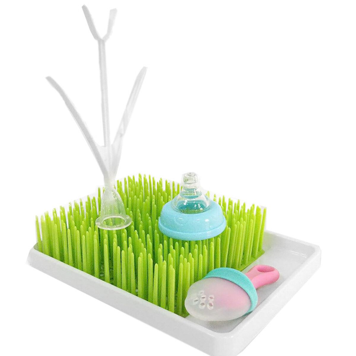 Infant Baby Bottle Feeding Holder Drying Rack Grass Countertop Plastic Type 3