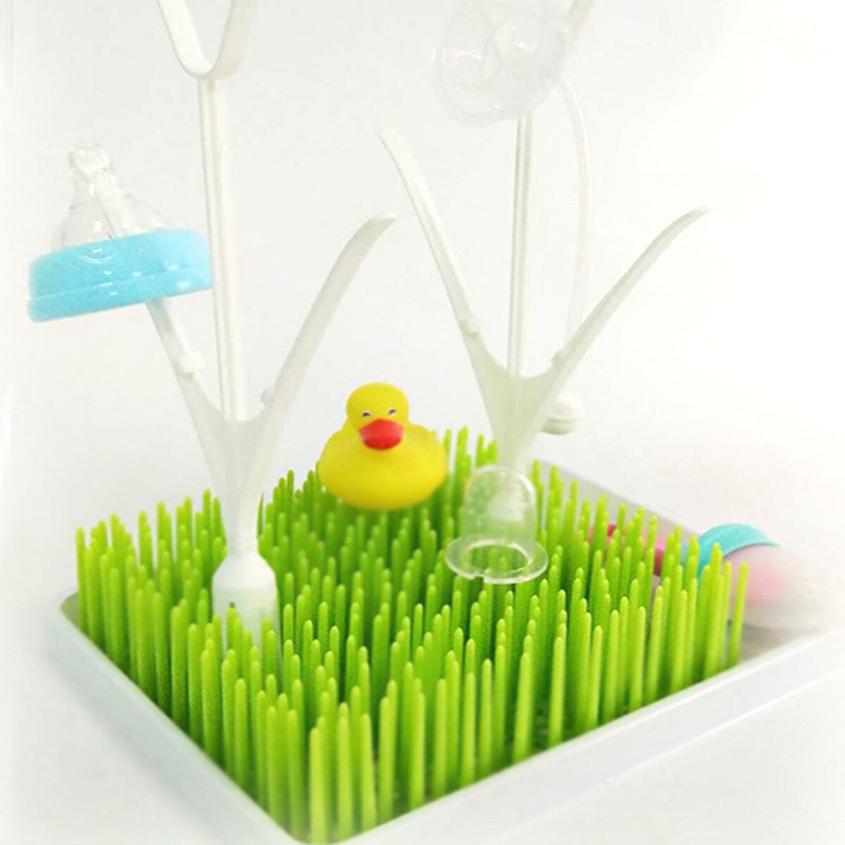 Infant Baby Bottle Feeding Holder Drying Rack Grass Countertop Plastic Type 3