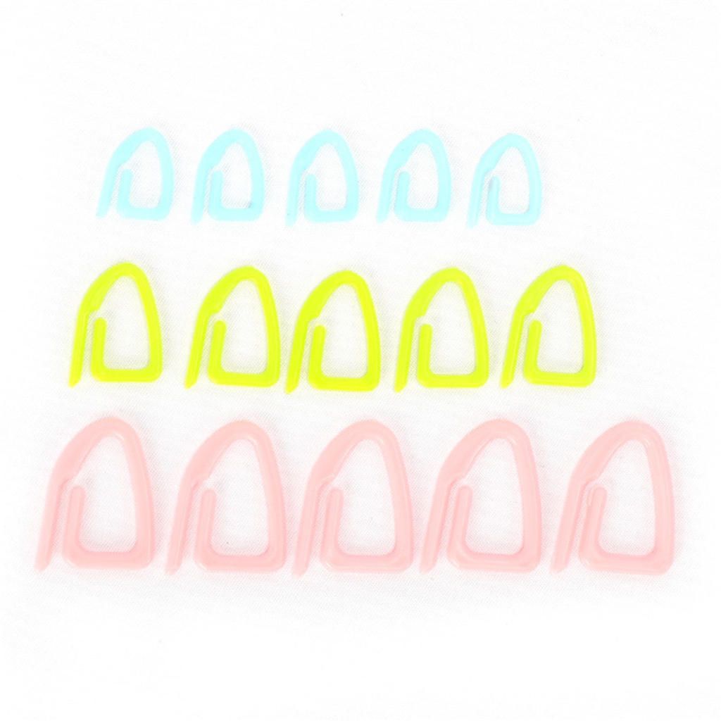 15x Knitting Stitch Markers Locking Counter Pins Holder