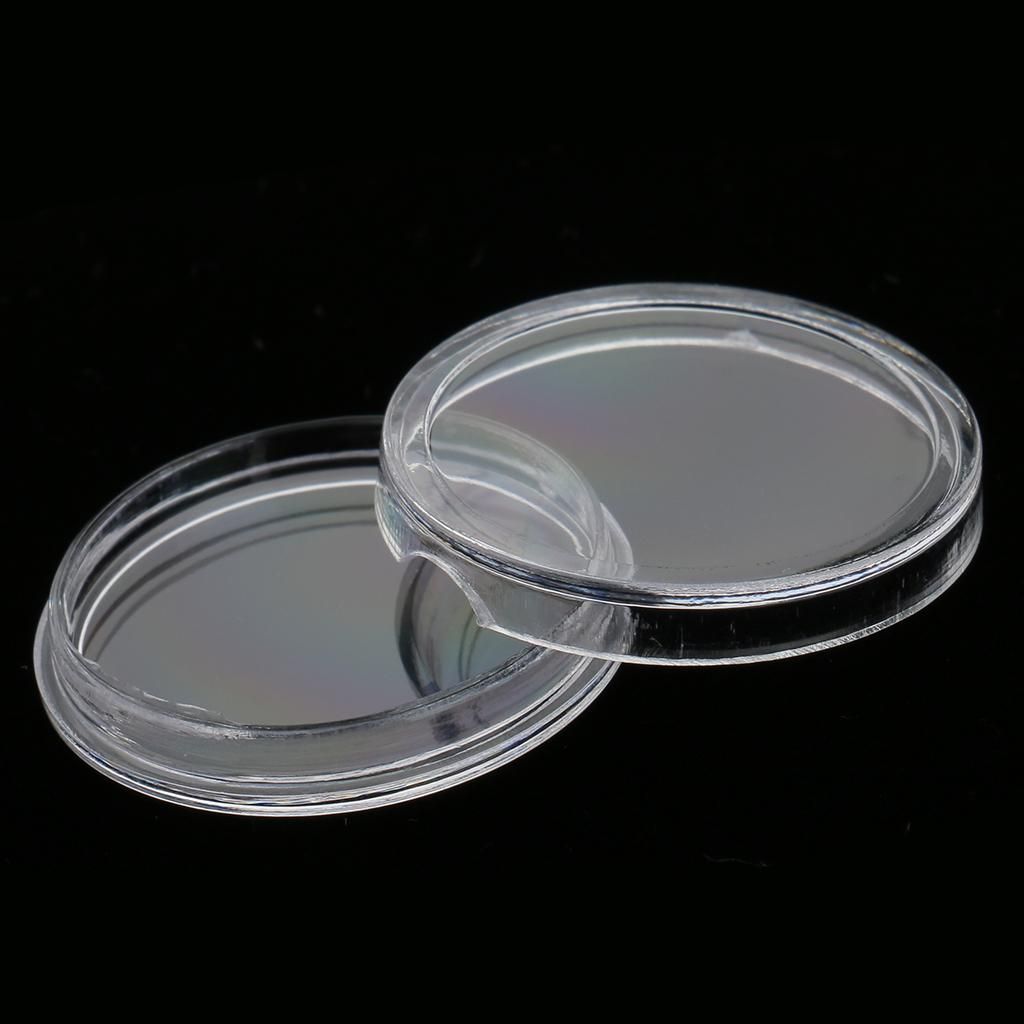 3X 100Pcs Transparent Coin Storage  Storage Protector Collect