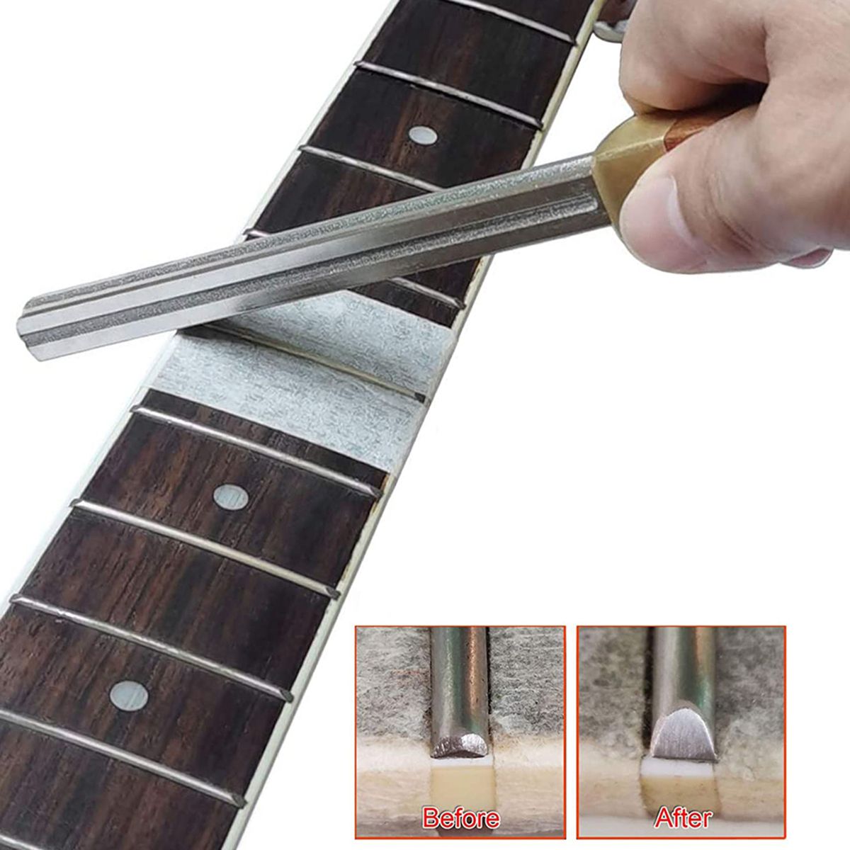 Diamond Guitar Fret File Guitar Fret Dressing File Extra