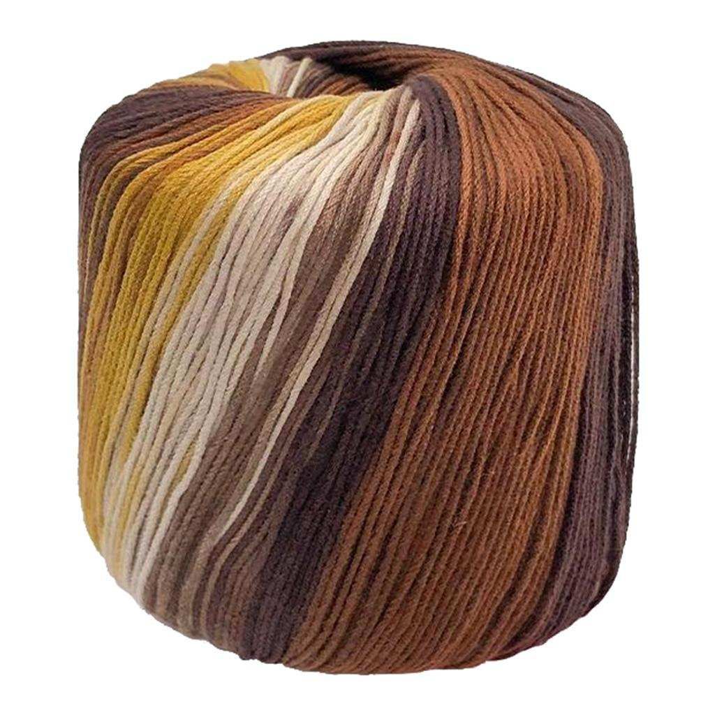 Cotton Yarn 100% Cotton High Quality Crochet And Lightweight Brown