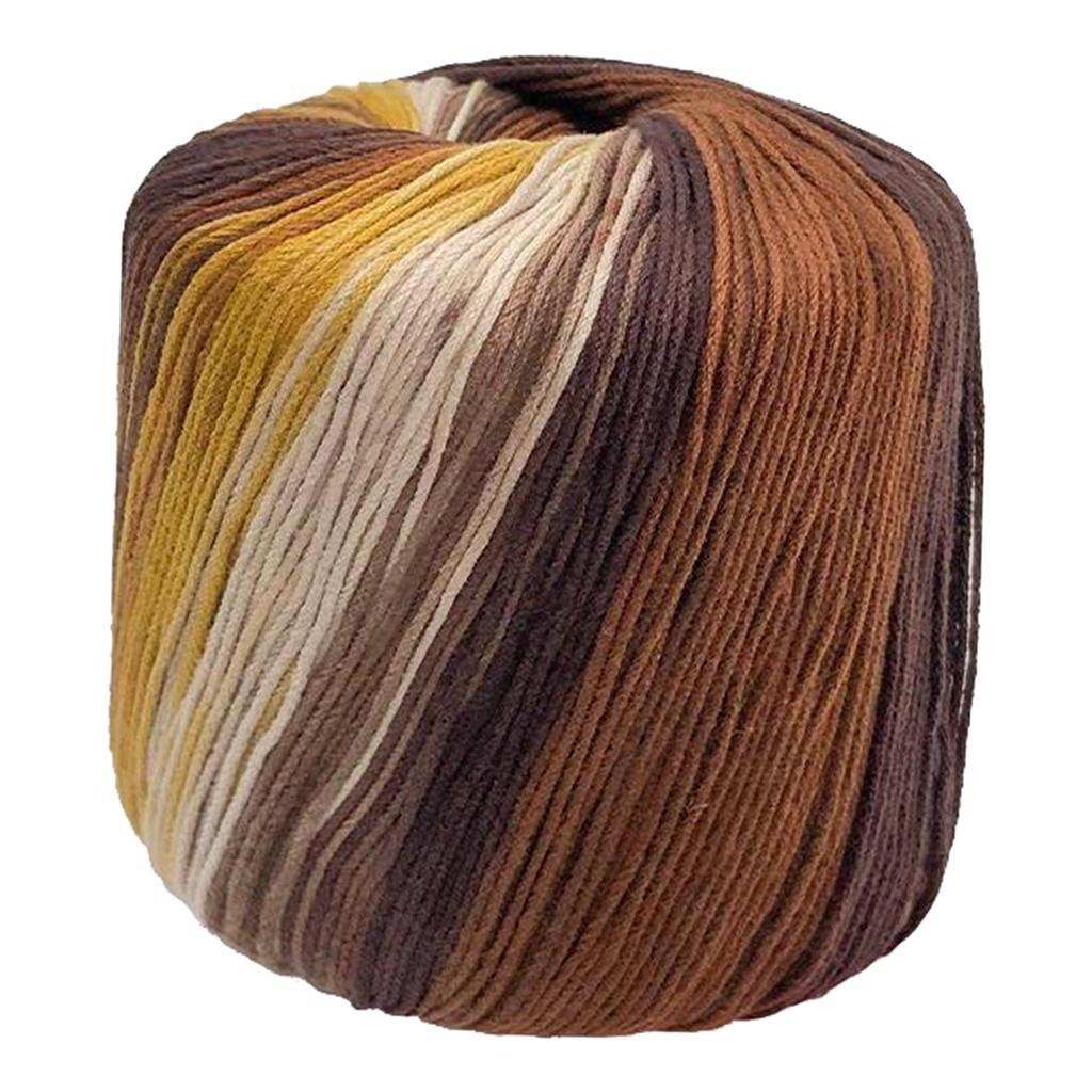 Cotton Yarn 100% Cotton High Quality Crochet And Lightweight Brown