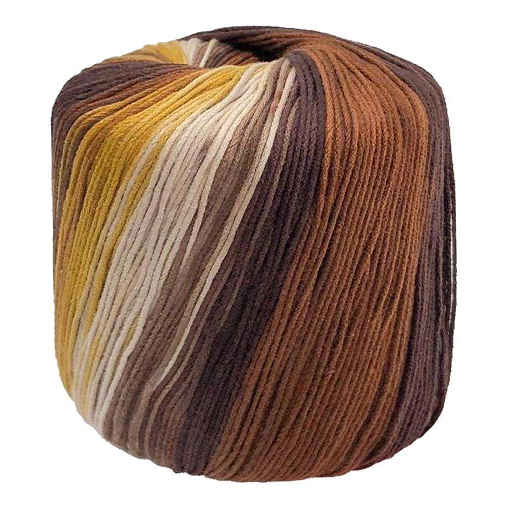 Cotton Yarn 100% Cotton High Quality Crochet And Lightweight Brown