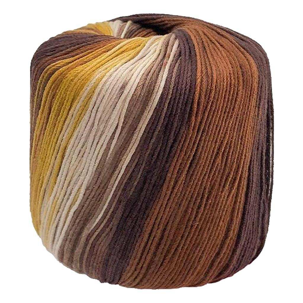 Cotton Yarn 100% Cotton High Quality Crochet And Lightweight Brown