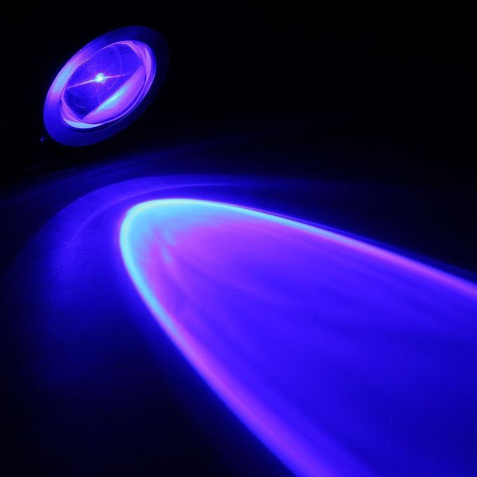 Waterproof 10W RGB LED Light Fountain Pool Pond Spotlight Underwater Silver