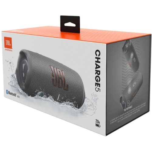 Charge 5 Portable Bluetooth Speaker With Ip67 Waterproof And Usb Charge Out - Gray
