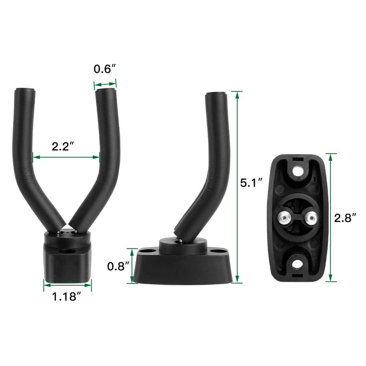 4Pcs Guitar Hangers Wall Mount Guitar Holder Guitar Ukulele