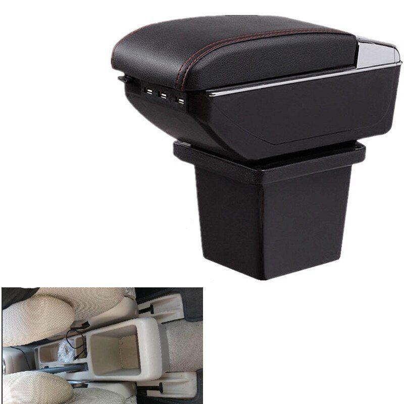 For Toyota Corolla Verso Armrest Box Rest Rotatable Storage