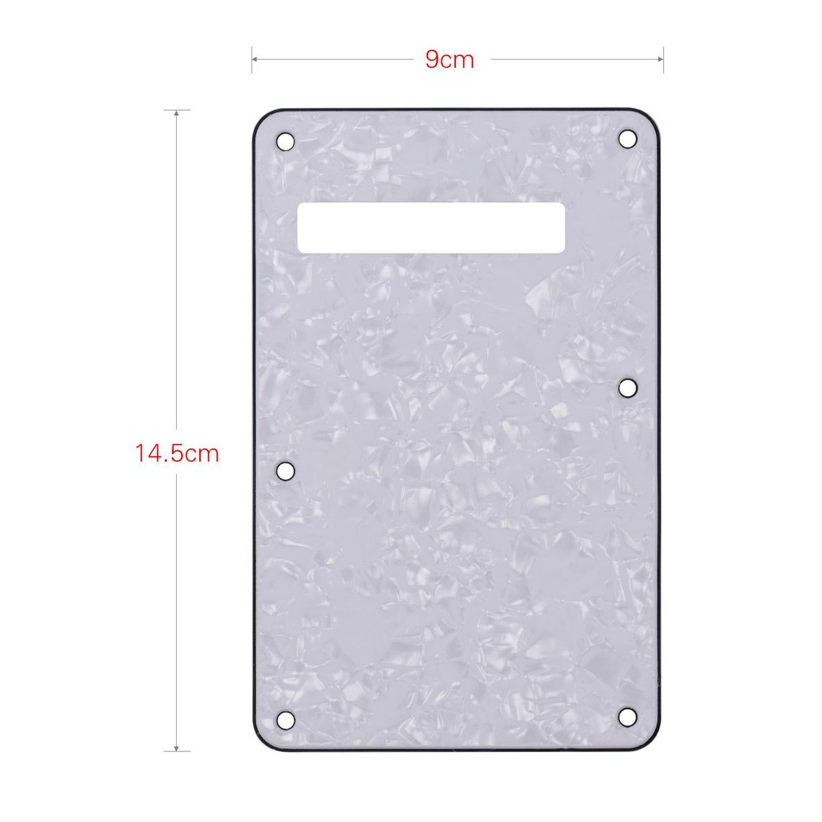 3-Ply Guitar Backplate Guitar Tremolo Back Cover Replacement for ST Electric Guitar
