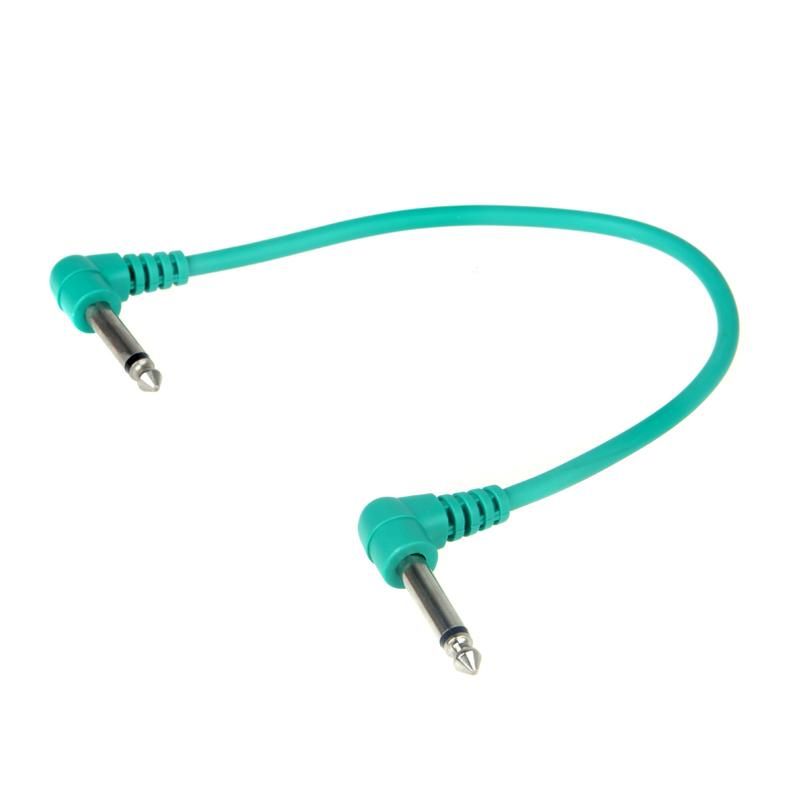 Set of 6pcs Colorful Guitar Patch Cables Angled for Guitar Effect Pedals