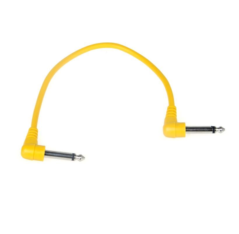 Set of 6pcs Colorful Guitar Patch Cables Angled for Guitar Effect Pedals