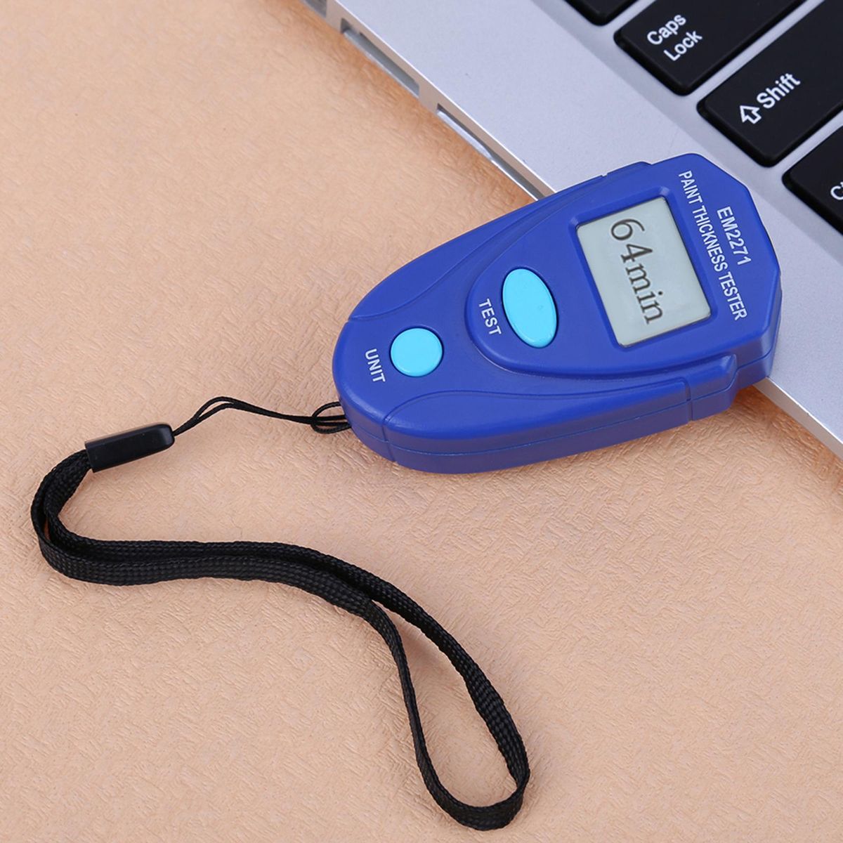 Digital Coating  Thickness Gauge  Meter Portable Probe Blue