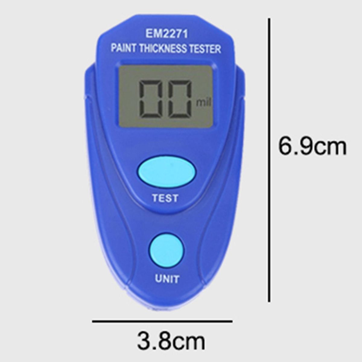 Digital Coating  Thickness Gauge  Meter Portable Probe Blue