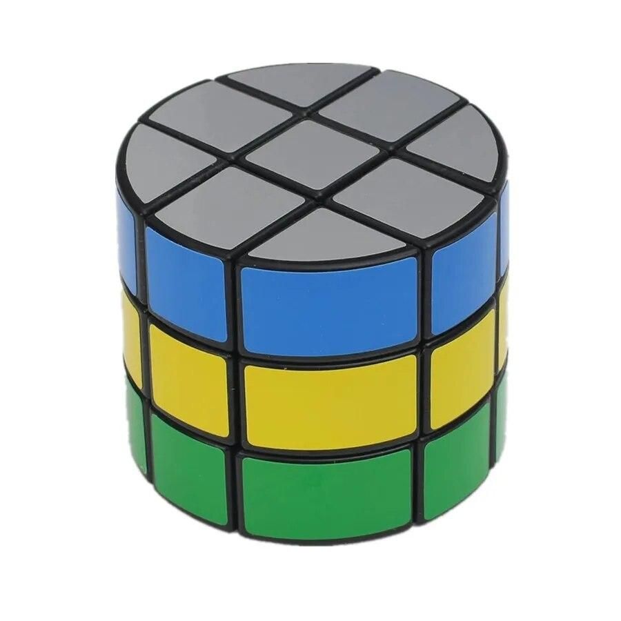 Diansheng Three-layer Cylinder Shape Magic Cube Speed Puzzle Cubo Magico Game Toys Birthday Christmas Gifts For Children