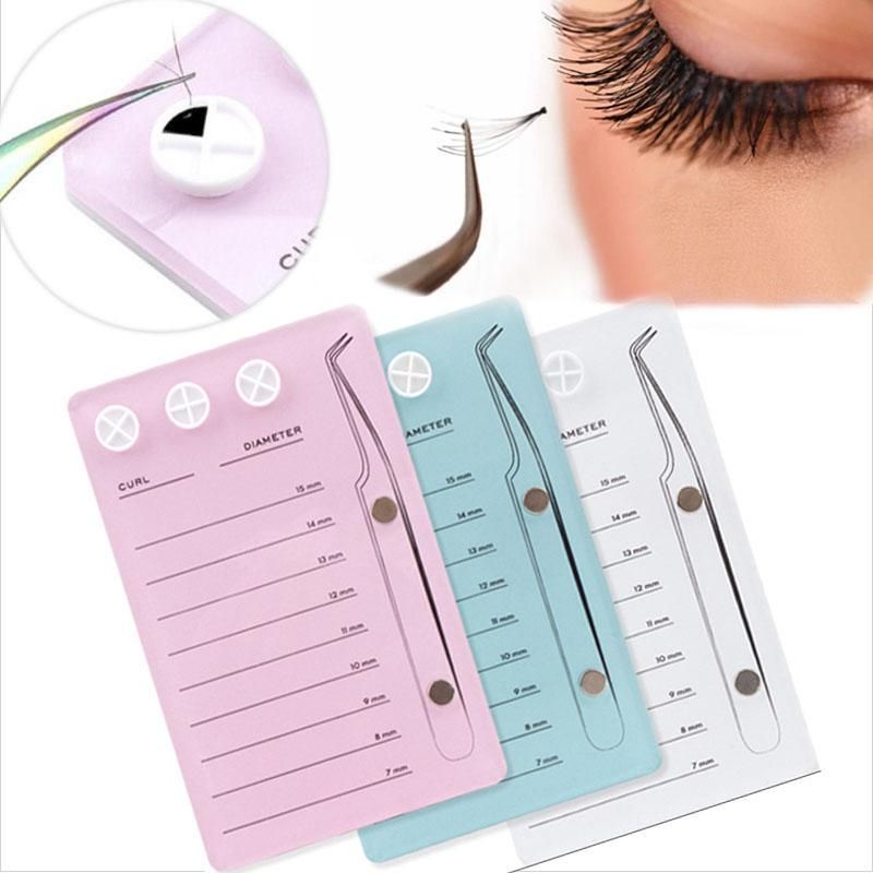 Magnetic Eyelash Suction Plate Holder Glue Pallet Acrylic Board Grafting False Lashes Extension Stand Pad Makeup Tools