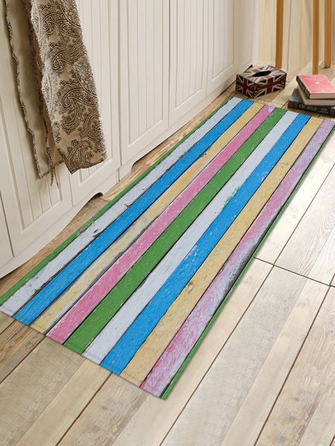 Long Kitchen Mat Colour Doormat Non-slip Living Ro