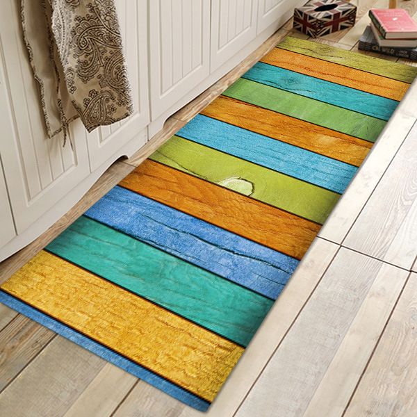 Long Kitchen Mat Colour Doormat Non-slip Living Ro